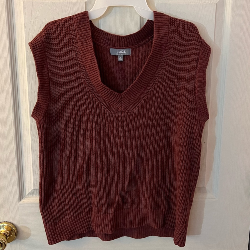 Oversized Sweater Vest